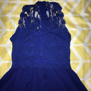 Blue Lacey h&m dress